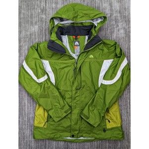 Nike ACG 3 Fit Storm Jacket Womens Size M Outer Layer Hooded Full Zip Wind Rain